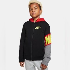 Nike Youth Black and Red Jacket